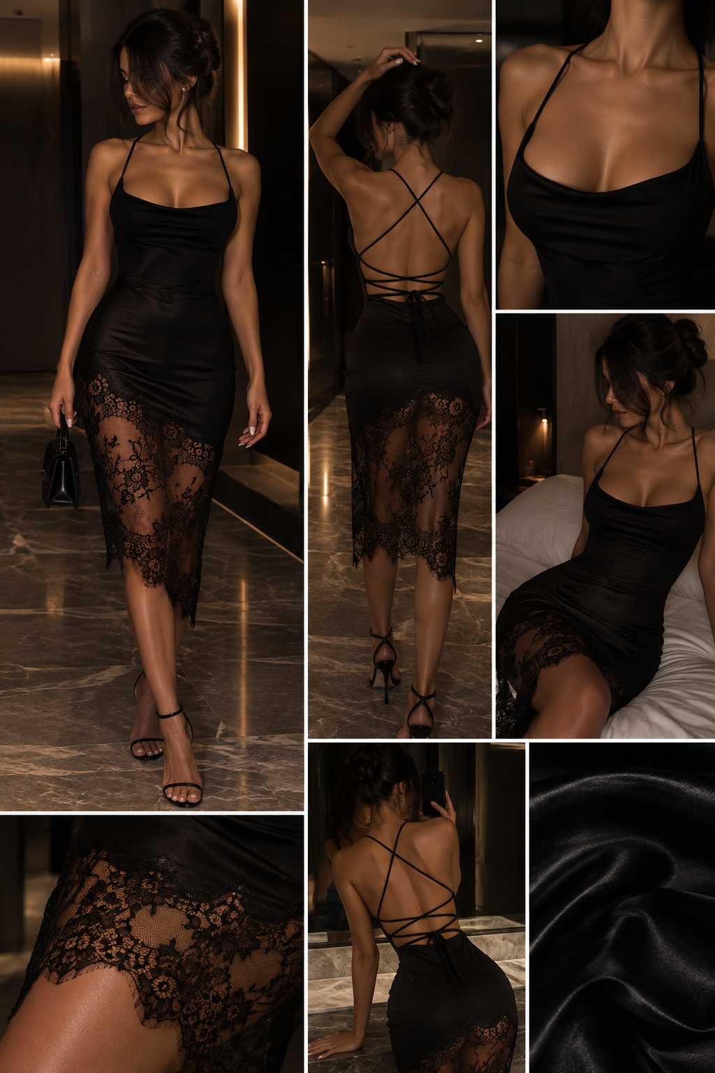 Midnight Lace Dress